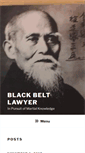 Mobile Screenshot of blackbeltlawyer.com