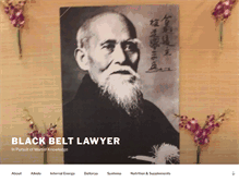 Tablet Screenshot of blackbeltlawyer.com